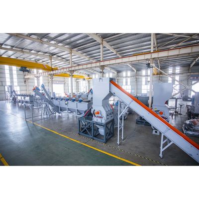 JWELLのセリウム2000kg/Hペットは吹くコレクションが付いている洗濯機の押しつぶをびん詰めにする