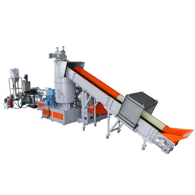 3台の機械統合された造粒機をリサイクルするLLDPEのHDPE OPPのフィルム
