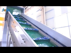 HDPE LDPE Blue Drum 2000kg h Four Shaft Shredder