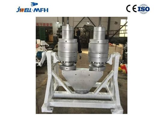 JWELL 110mmポリ塩化ビニールの管対ねじ押出機の管の放出機械