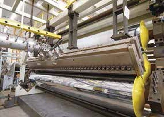8m Geomembraneの防水PE TPOエヴァ ポリ塩化ビニール シートの放出ライン