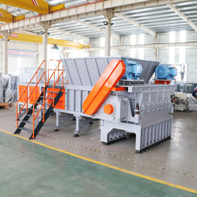 1000kg/H PS単一シャフトのシュレッダーのプラスチック不用なリサイクル機械