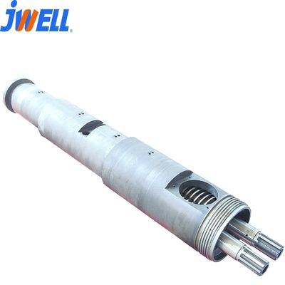 JWELL 38CrMoAlAポリ塩化ビニールのPE PP PS PLAの押出機ねじバレル型